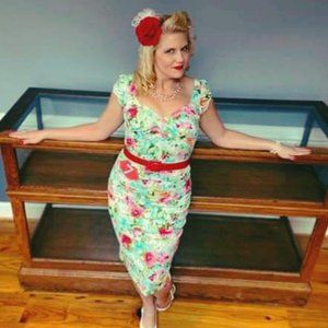 Stop Staring Pinup Dress